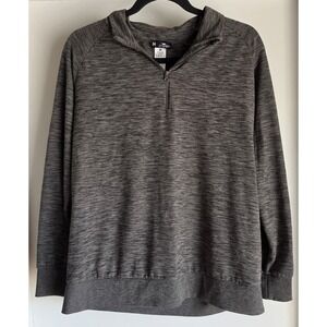 Crane Men M Brown Lightweight Pullover Sweatshirt Long Sleeve Activewear Top